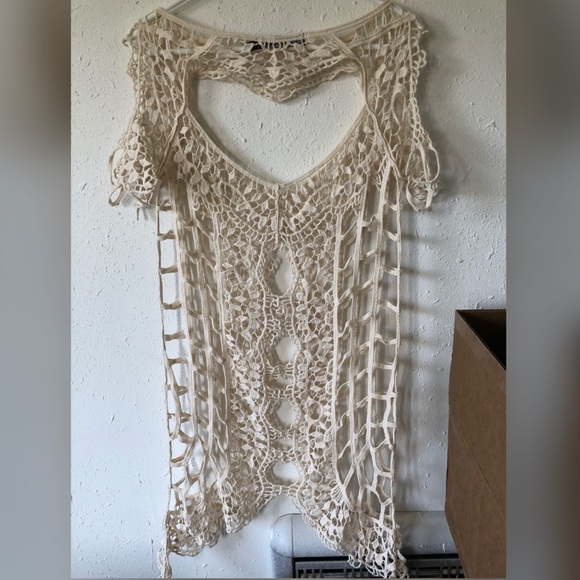 Host Pick For Love and Lemons Barcelona Swim Cover Up Size Small EUC - Picture 9 of 11